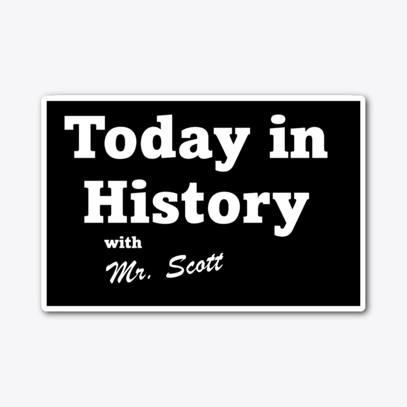 Today in History sticker