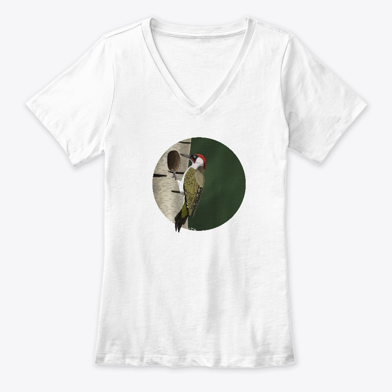 jz.birds Green Woodpecker Bird Design