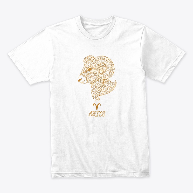 Aries Zodiac Sign Zen Art