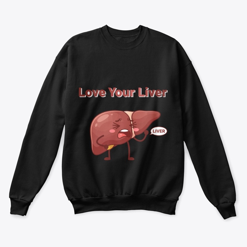 Love Your Liver Cute Organ Design