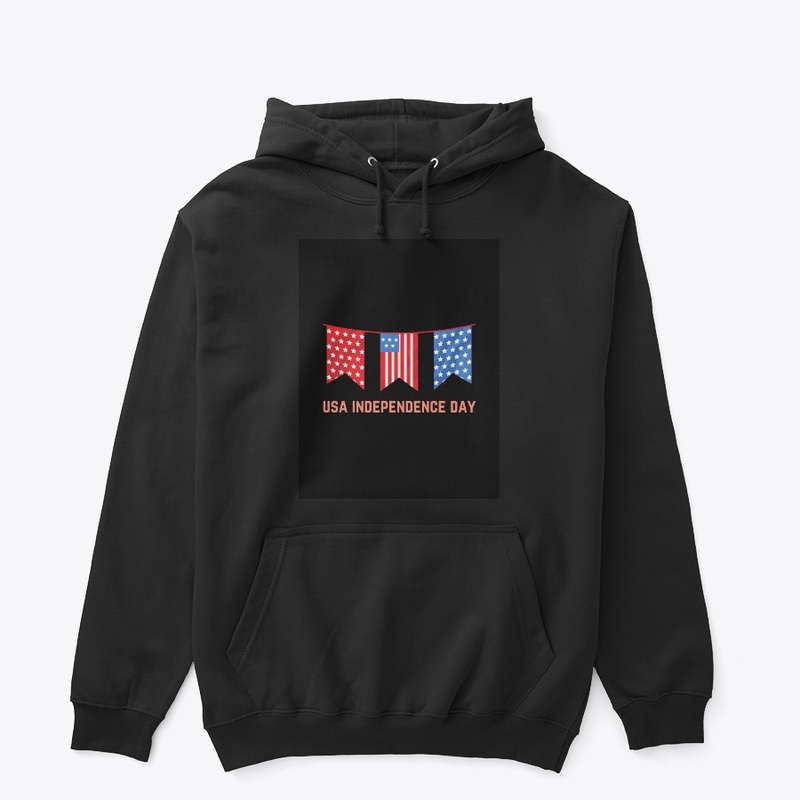 "usa independence day" Black t-shirt 