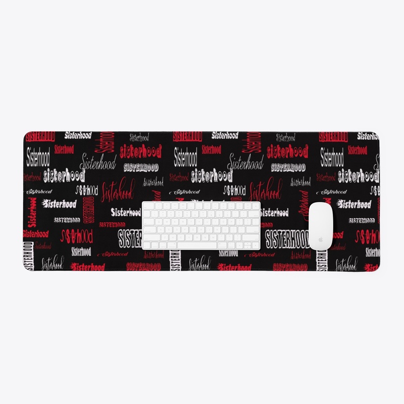 Red, Black and White Sisterhood Design 