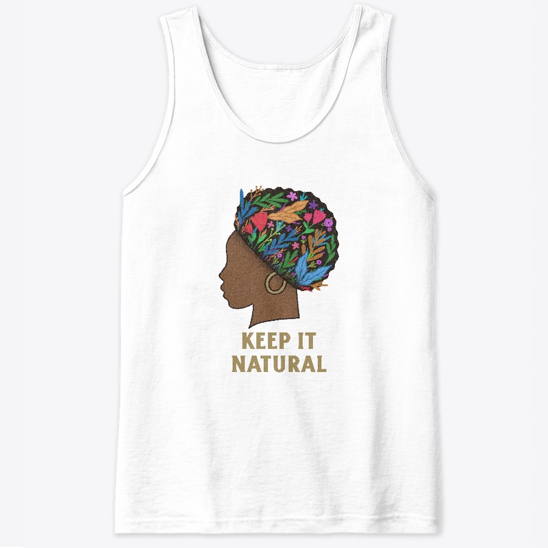 Keep it natural afro woman