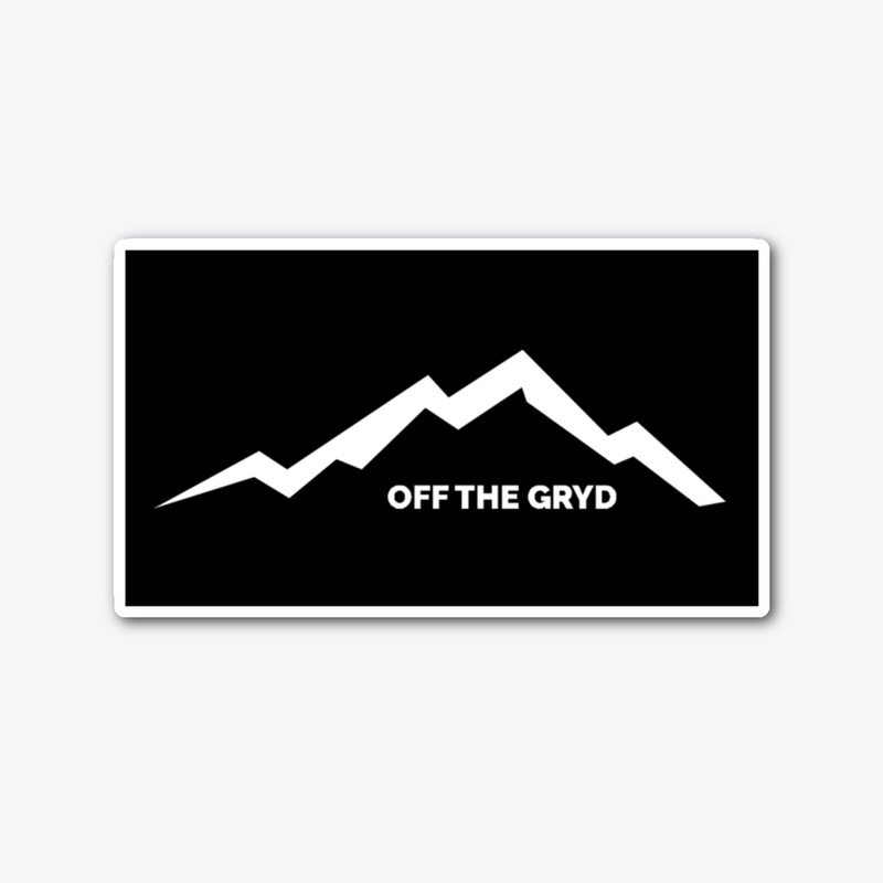 Off The Gryd - Mountain Sticker