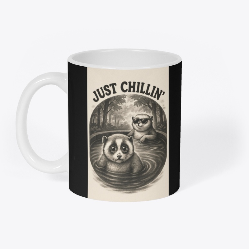 Cute Raccoon Sunglasses Forest Chill