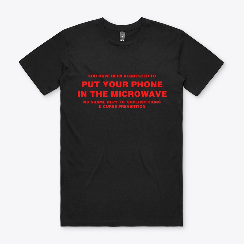 put your phone in the microwave tee