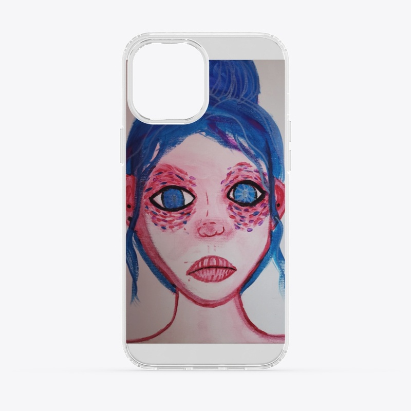Pink girl art 