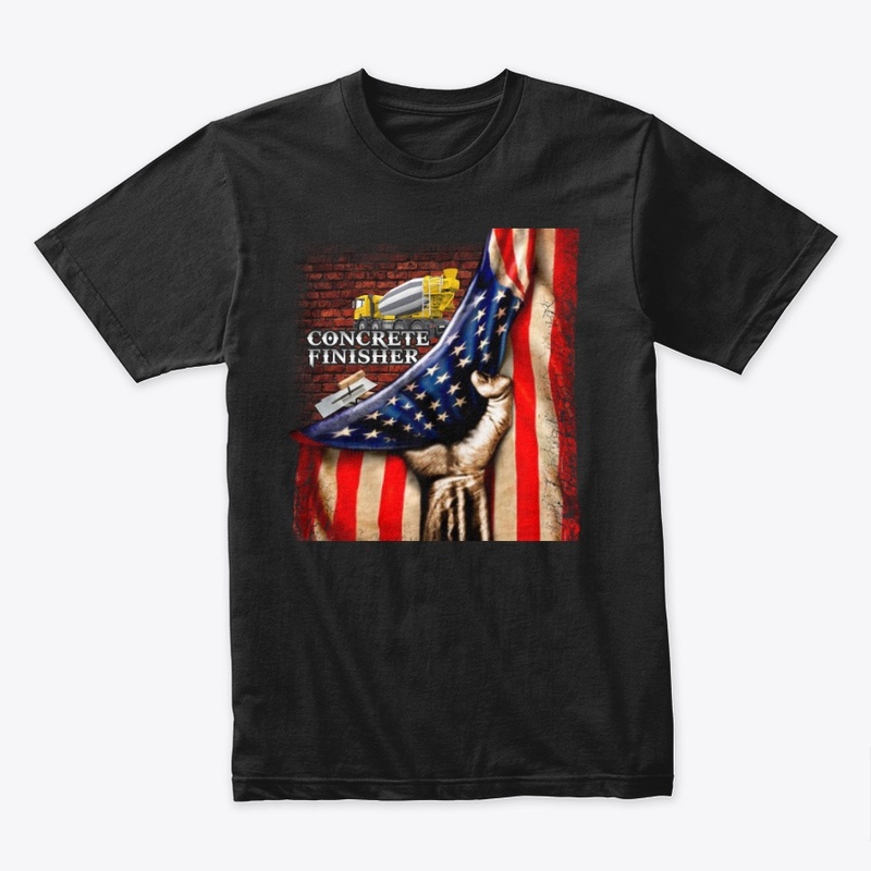 Proud American Concrete Finisher
