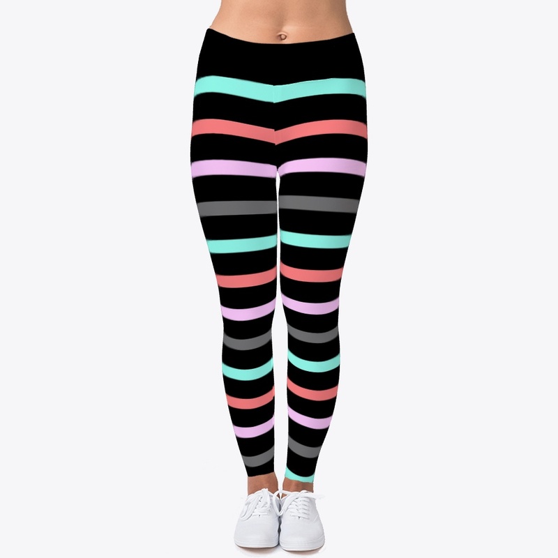 Multi Color Line Leggings