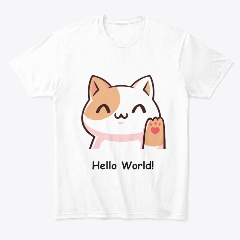 HELLO WORLD- CUTE CAT