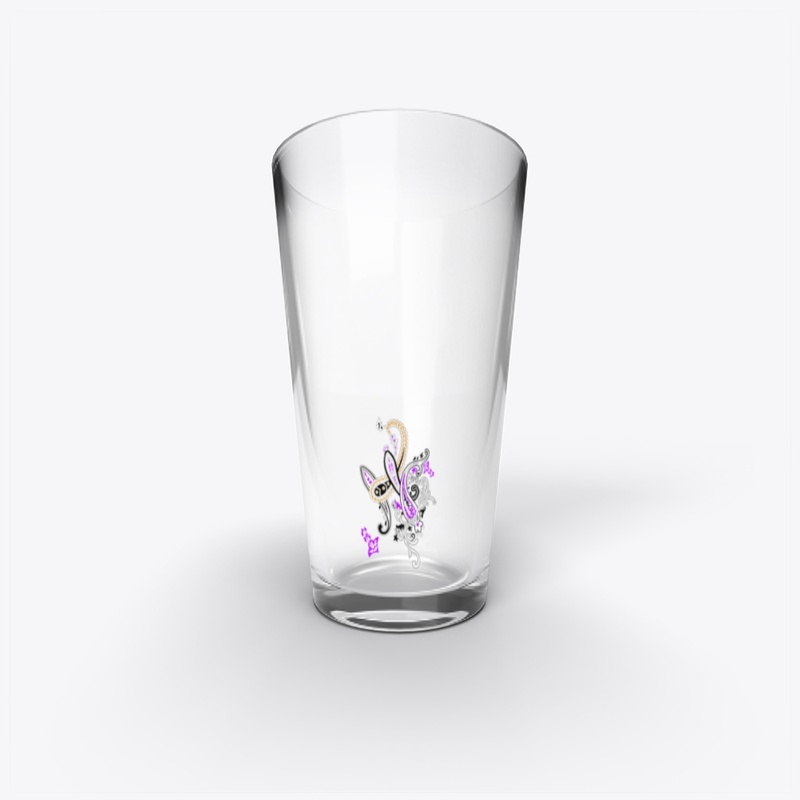 business underbase glossy Pint Glass