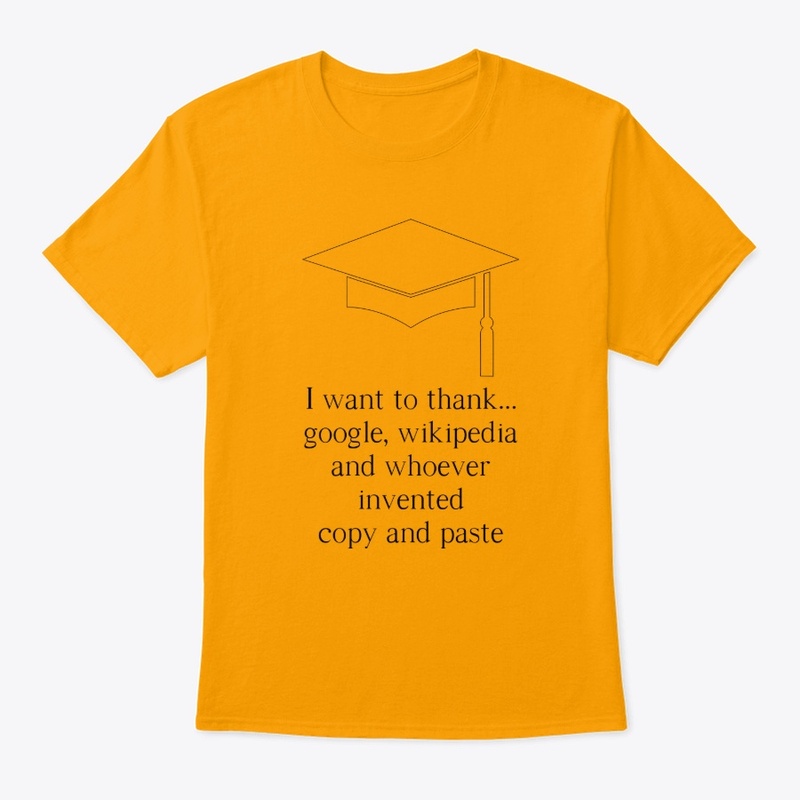 I want to thank... graduation speech