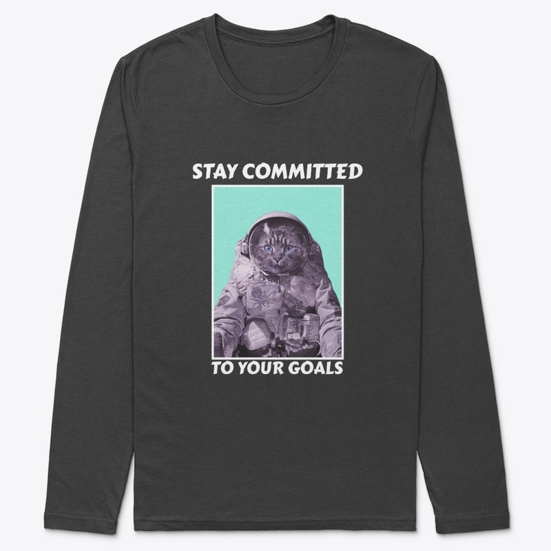 Motivational stay commited tee