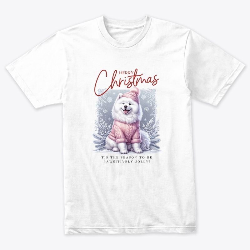 Pawsitively Jolly Samoyed