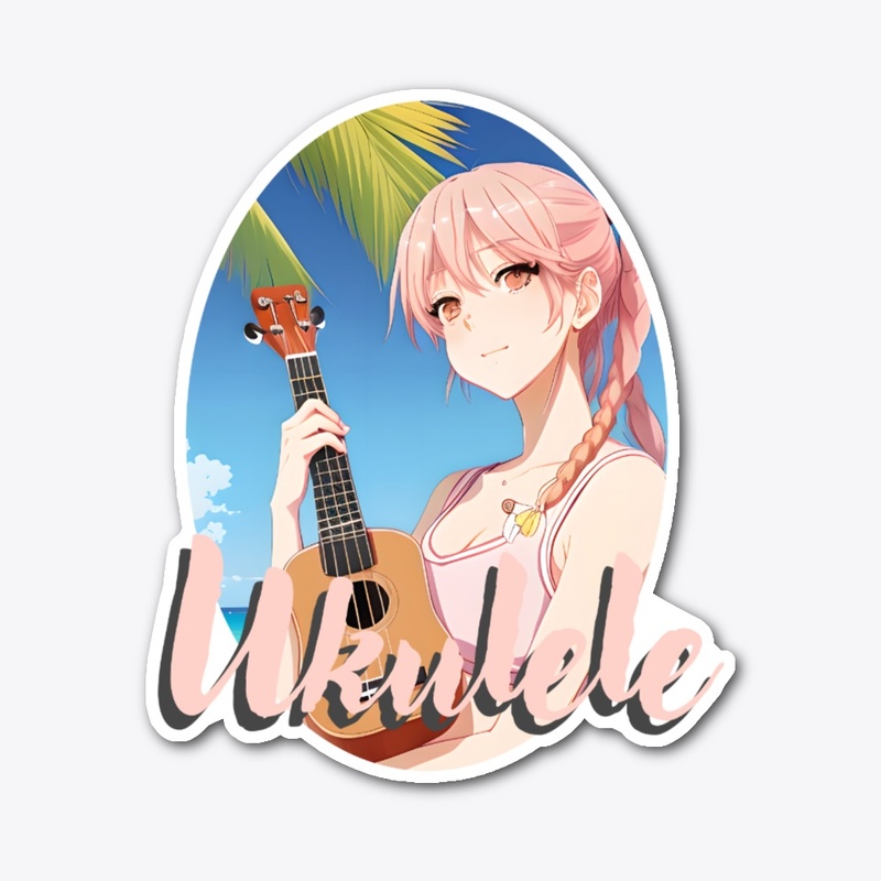 Ukulele Manga Girl