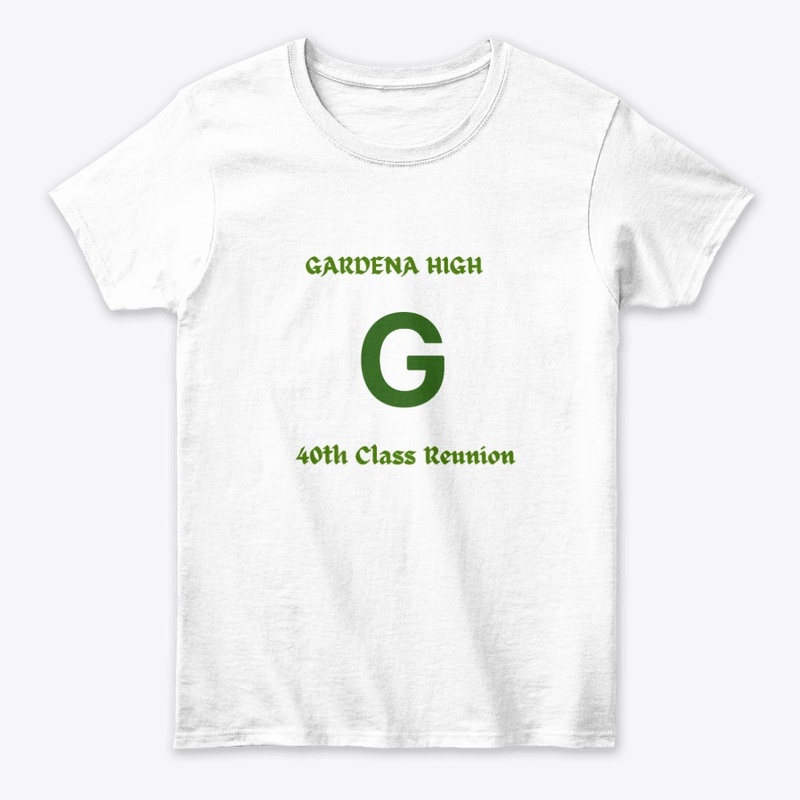 Gardena High 40th Reunion White/Green