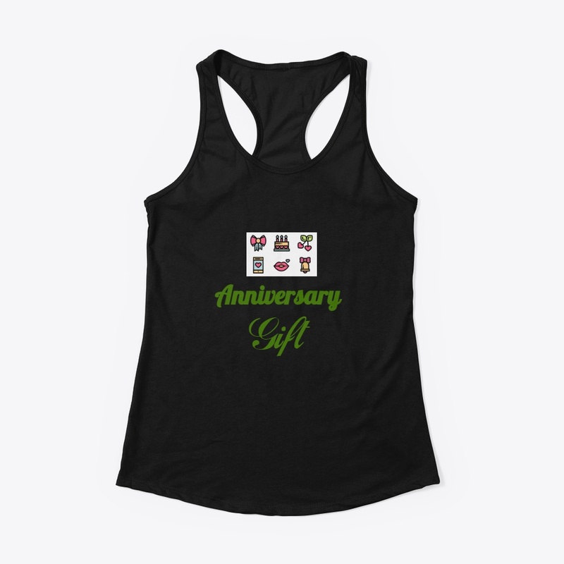 Women's Racer back Tank anniversary gift