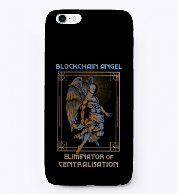 Blockchain Angel Heraldry (black)