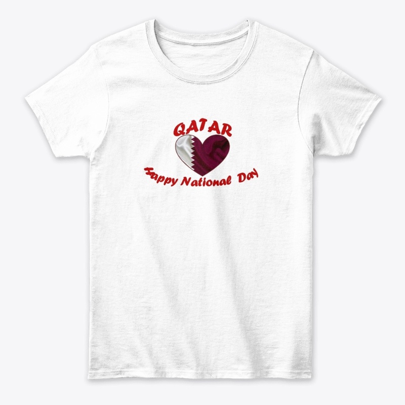 Qatar happy national day T-shirt design