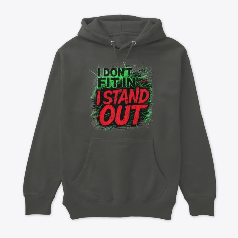 I DON'T FIT IN, I STAND OUT