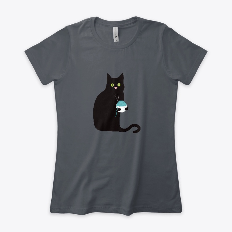 Knitting Ramen Kitty