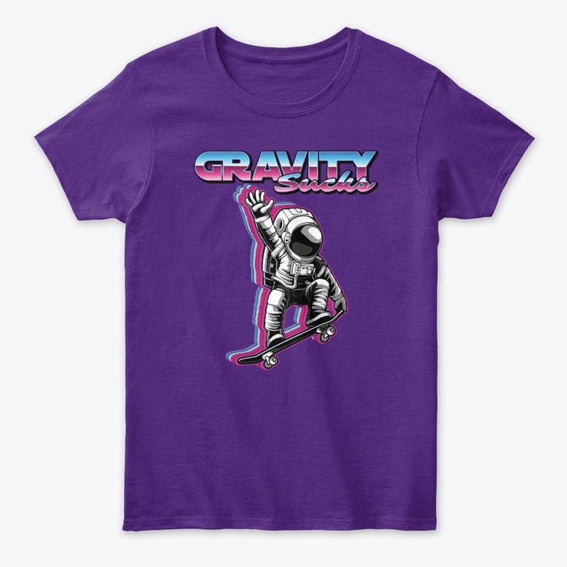 Gravity sucks space astronaut