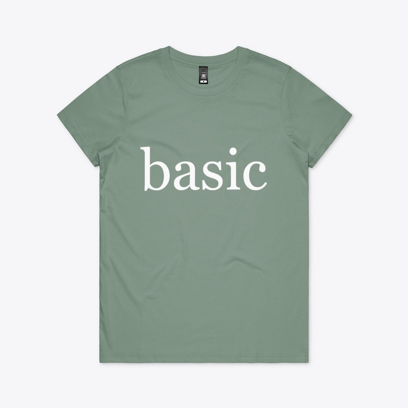 Basic Written in White