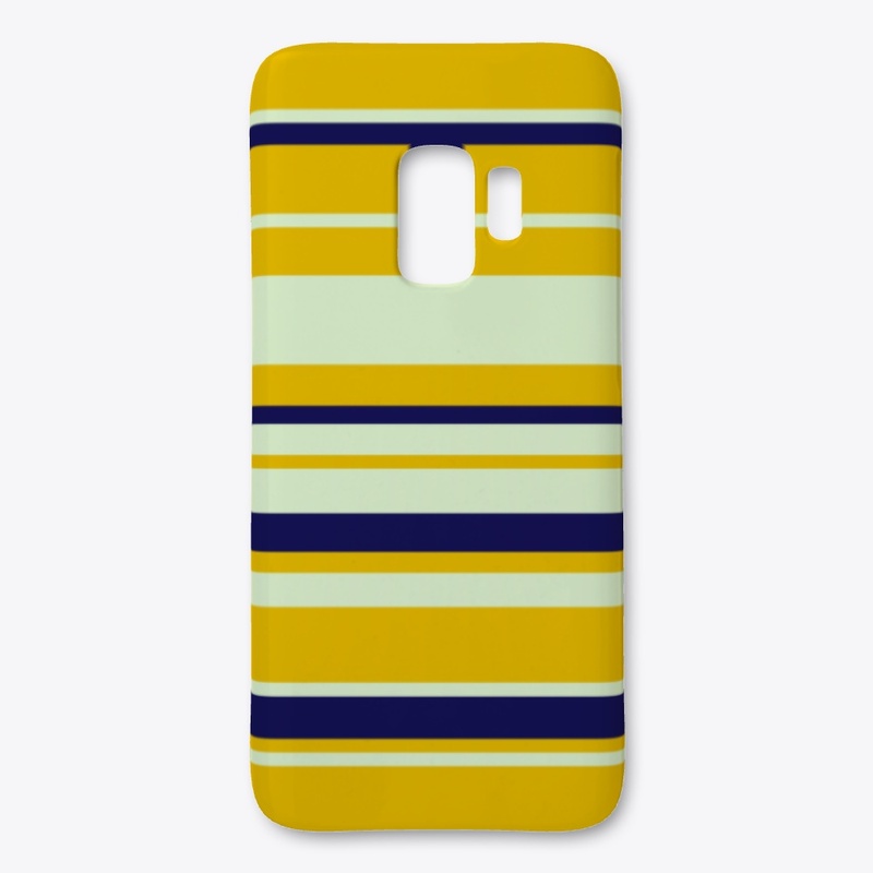 Yellow Blue Abstract Stripes