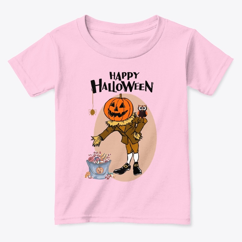 Happy Halloween Pumpkin Man Design
