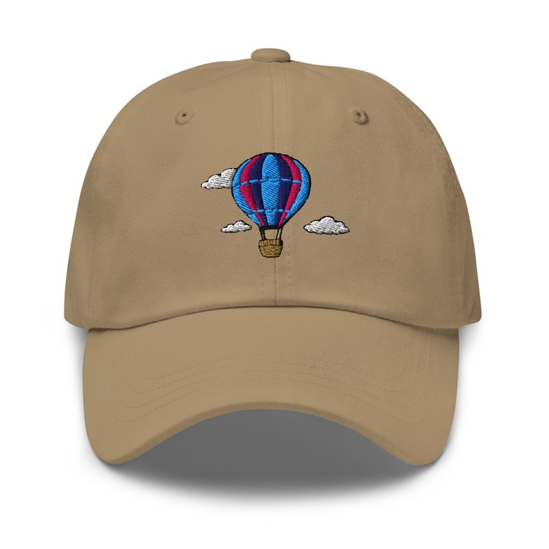 Hot Air Balloon Embroidered Dad Hat