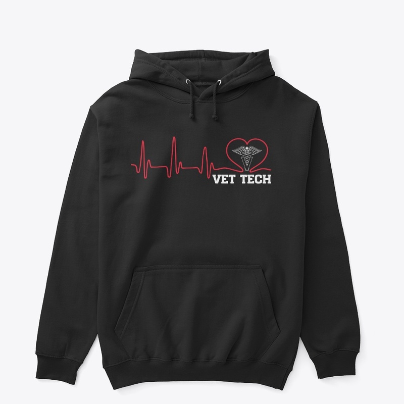VET Tech's Heartbeat Hoodie