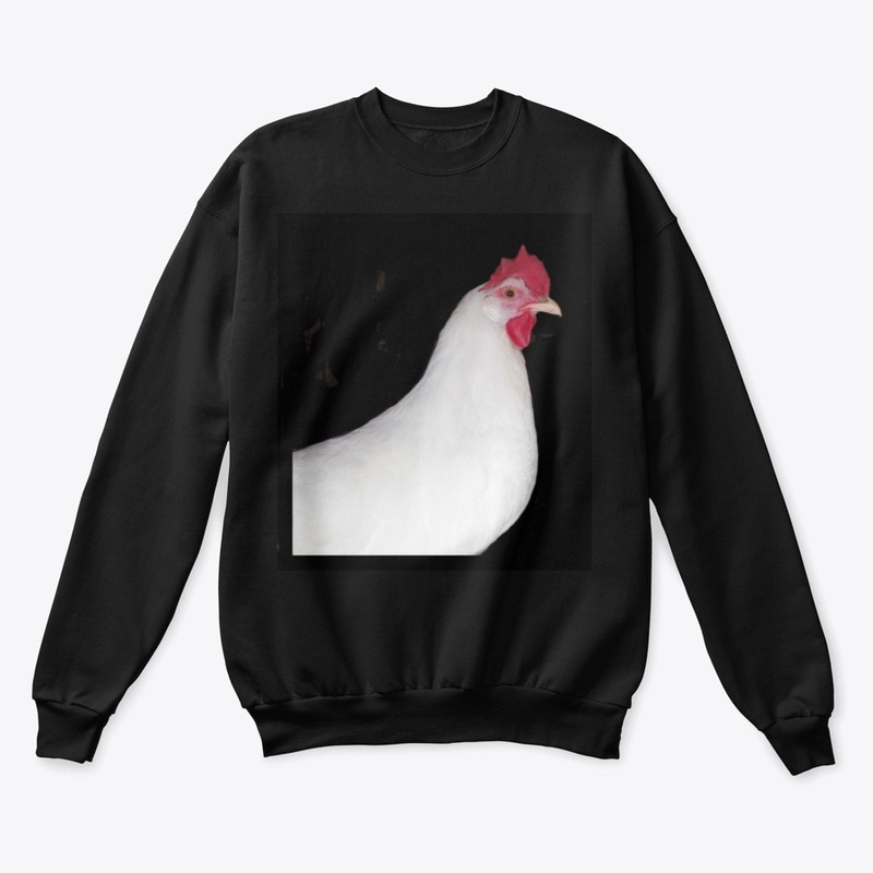 white leghorn hen chicken farm animal