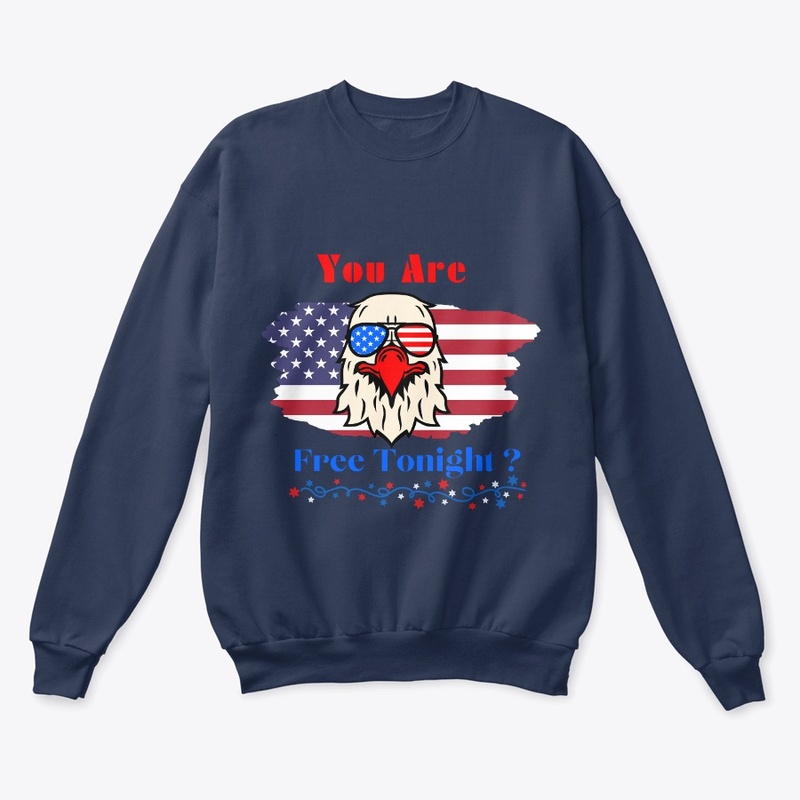 Patriotic Bald Eagle Tshirt 4th of July 