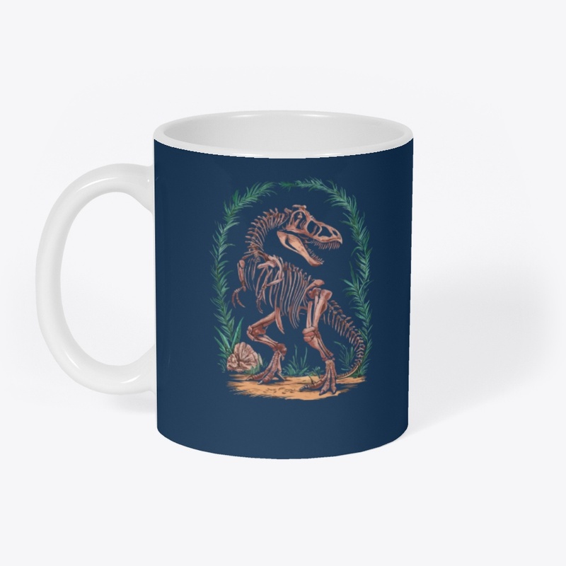 Dinosaur Skeleton – Unique Fossil Tee