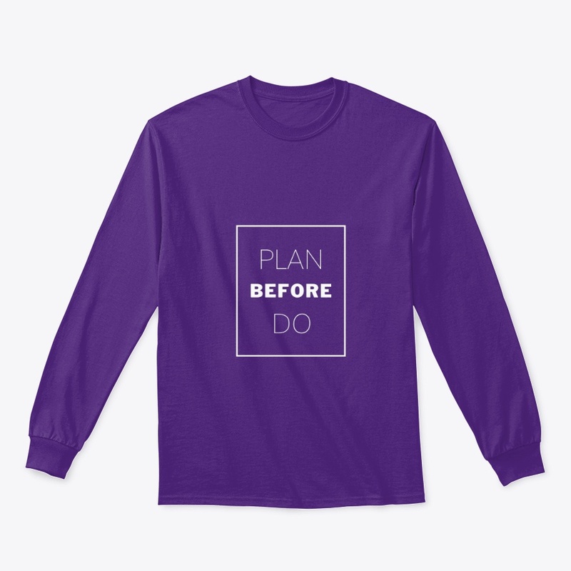 Text: Plan Before Do (White)