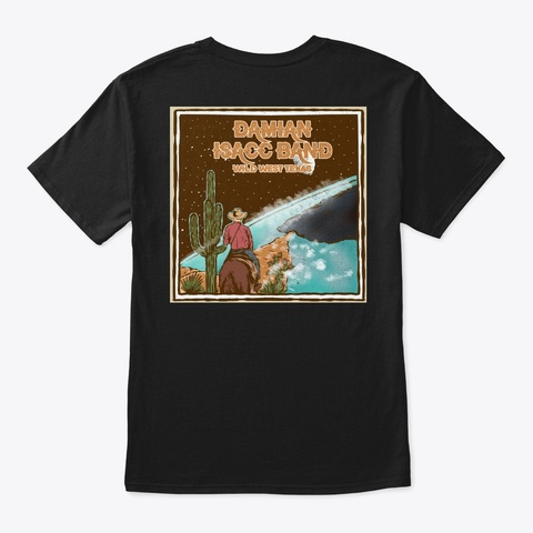 "Wild West Texas" Classic Tee Black T-Shirt Back