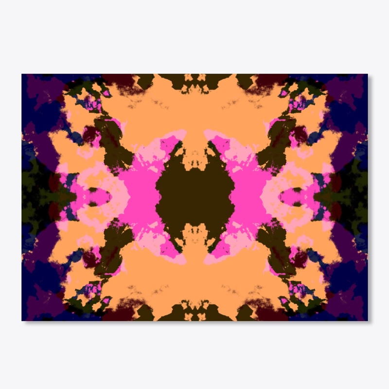 Katsue - Pink Batik Camouflage Mandala