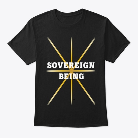 Sovereign Being Shines Black T-Shirt Front