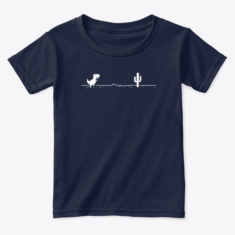 Running Dinosaur Game T-Shirts