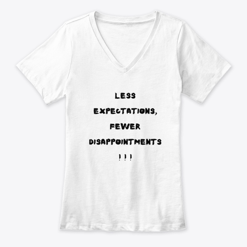 Less Expecations, Fewer Disappointments