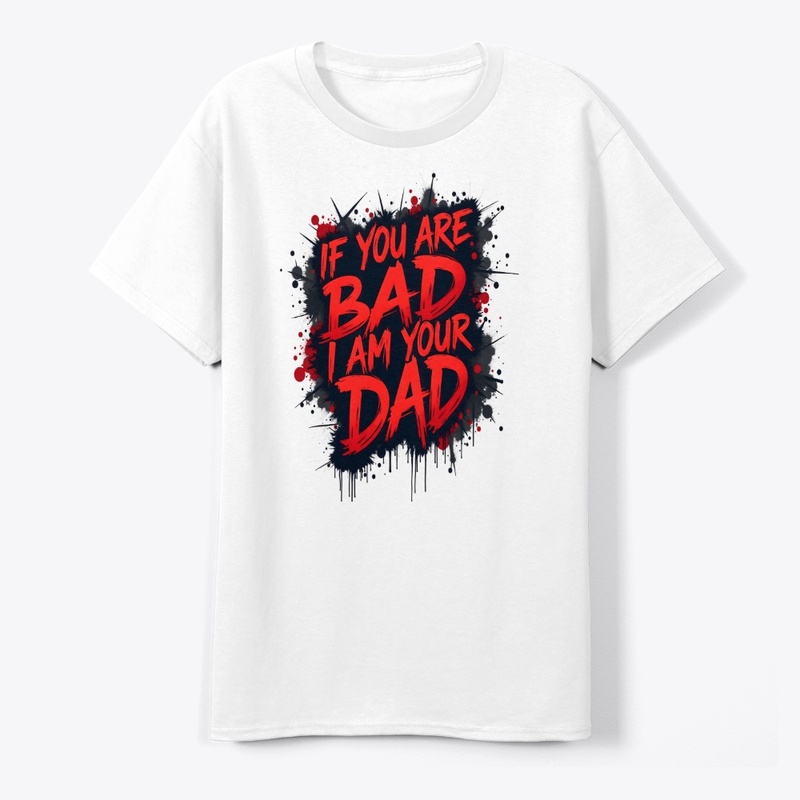 Bold Dad Joke Graffiti Streetwear Design