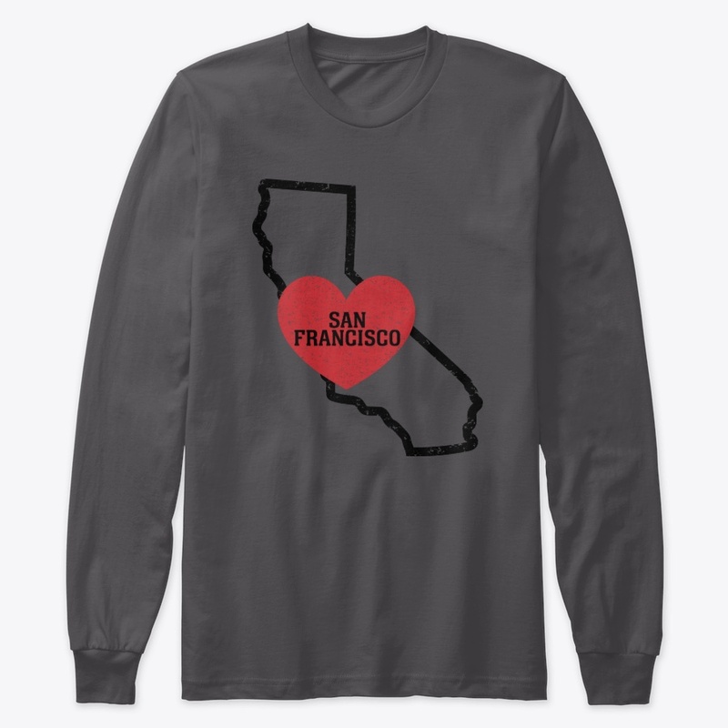 San Francisco California Heart Shirt 
