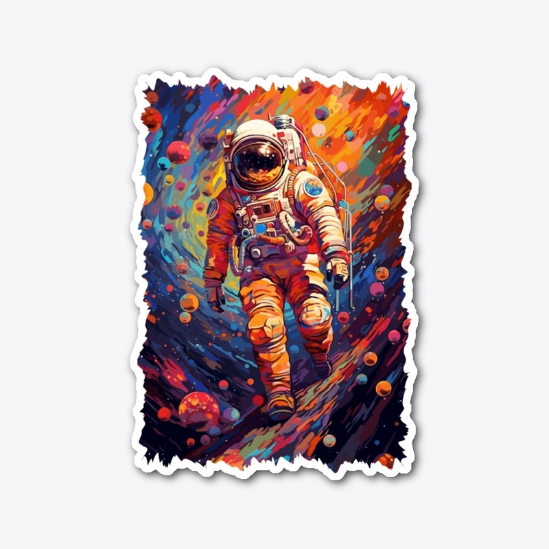 Trippy Astronaut Design 