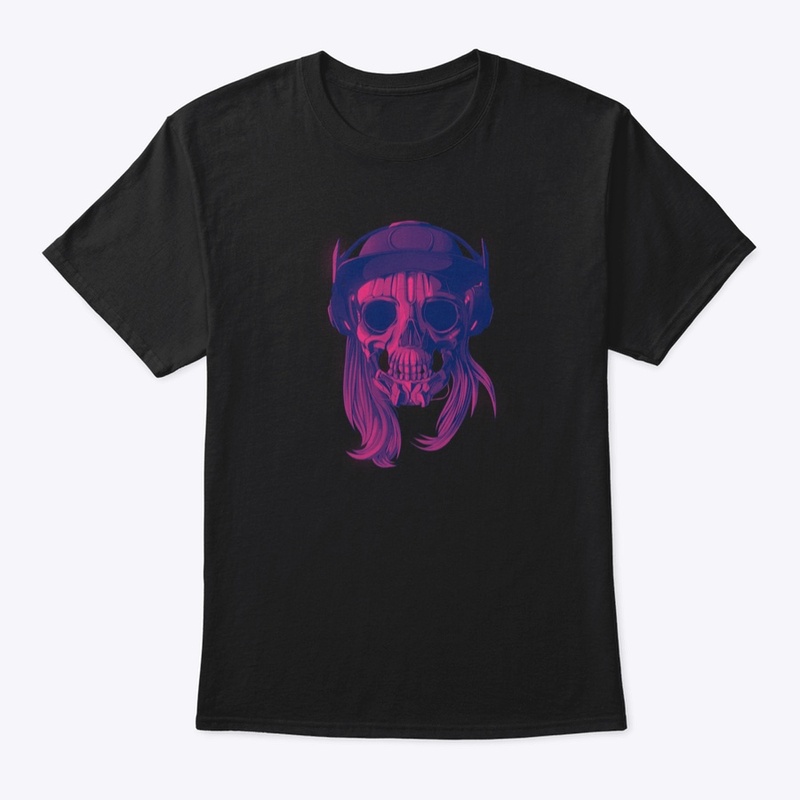 JS TEE PINK SKULLY