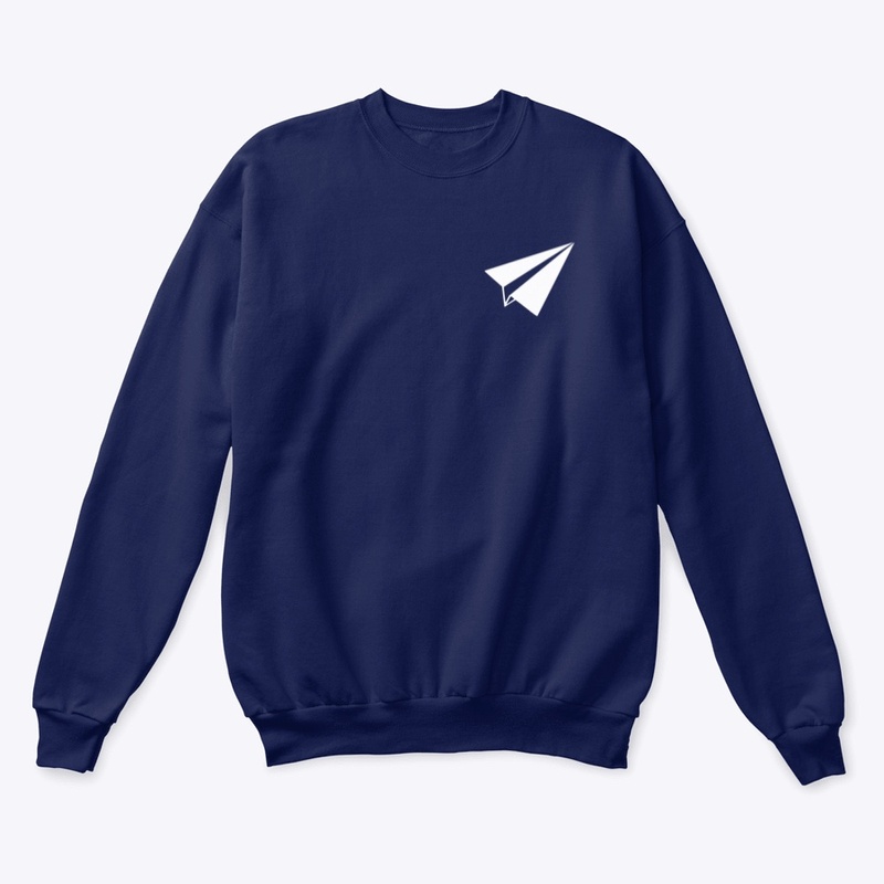 Sweatshirt with White Logo