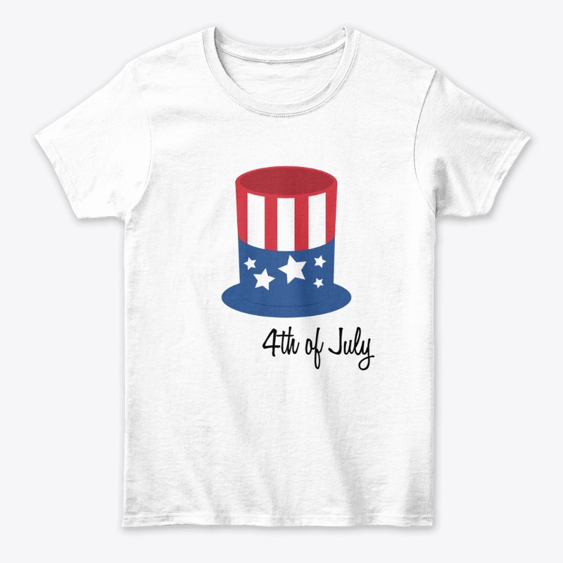 Uncle Sam hat 4th of July Tee