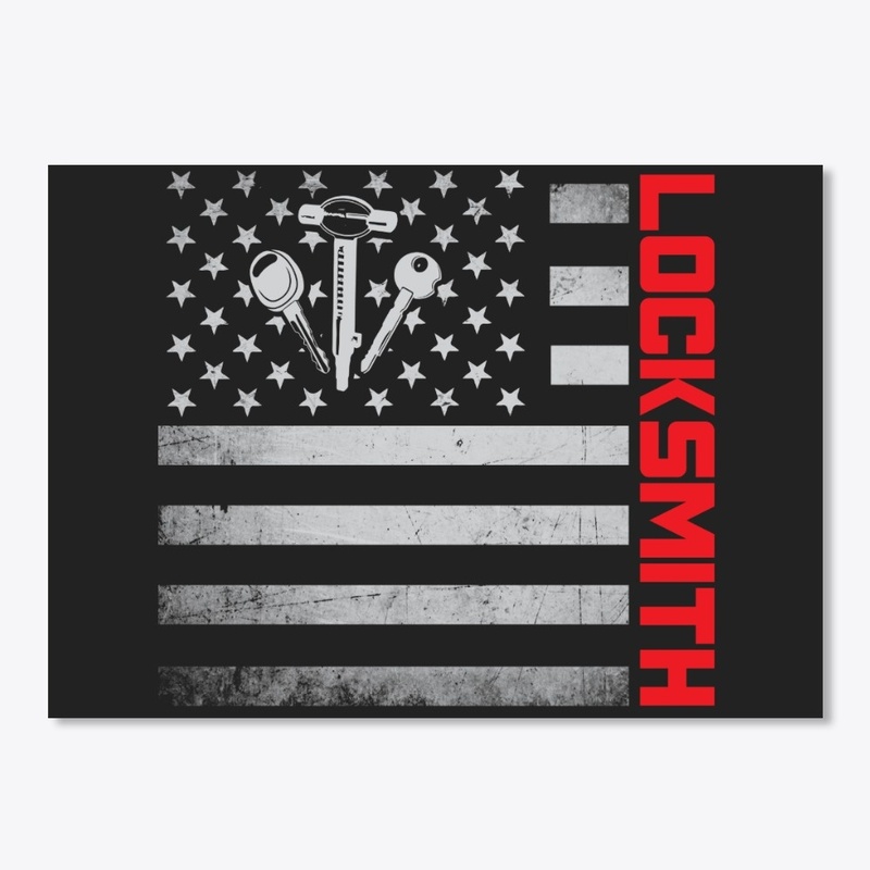 Locksmith US Flag Mask