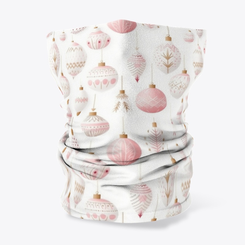 Festive Pink Christmas Pattern Style