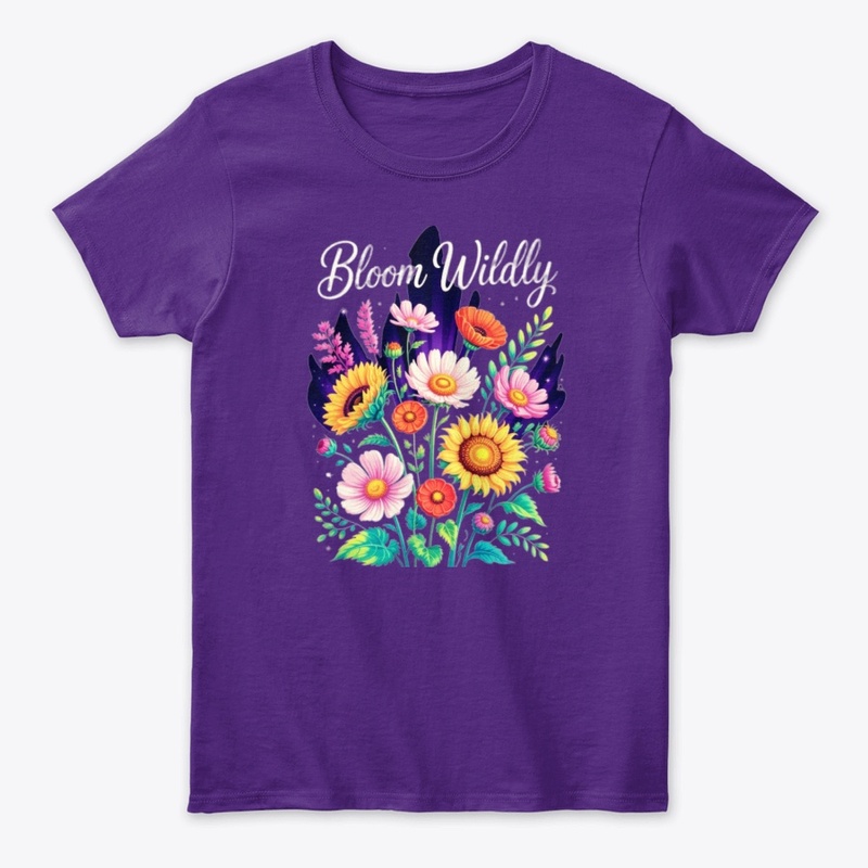 Bloom Wildly Floral Tee