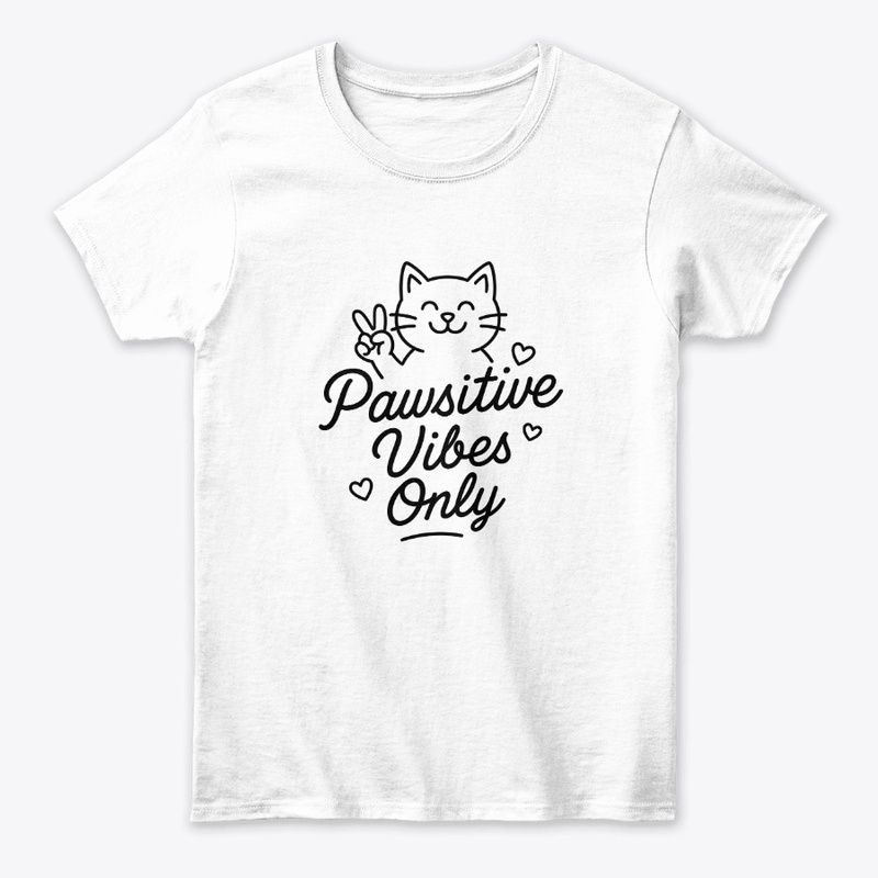 Happy Heart Cat – Pawsitive Vibes
